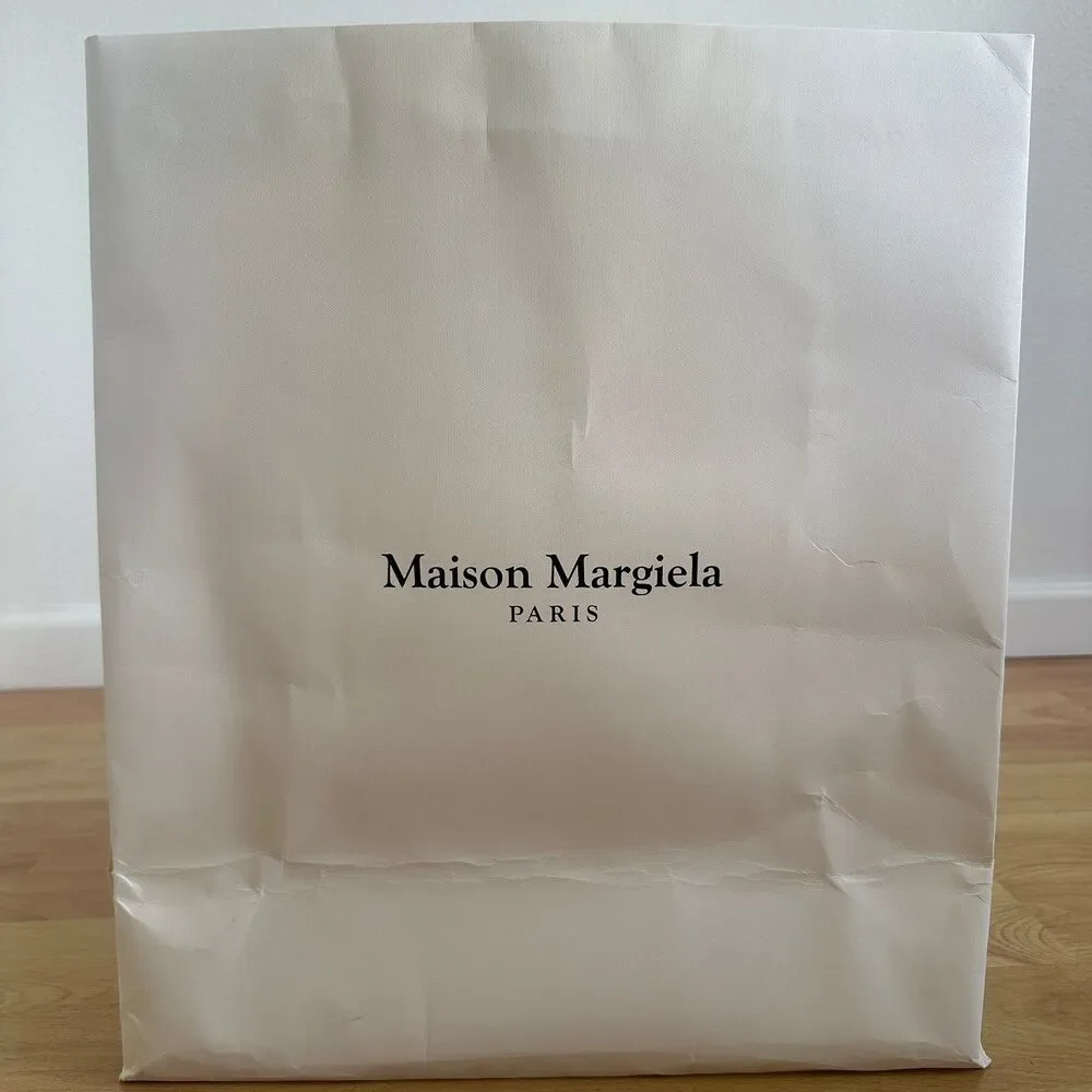 Maison Margiela Paper Shopping Bags Bundle x3 - 1 white medium & 2 white large